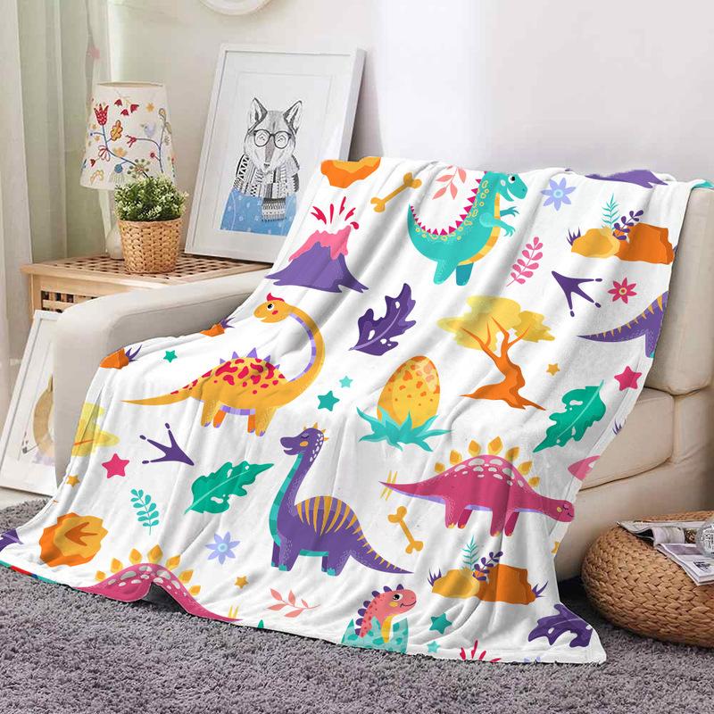 Park Dinosaur Jurassic Blanket Flannel Winter Bed Sofa Blanket Room Decoration