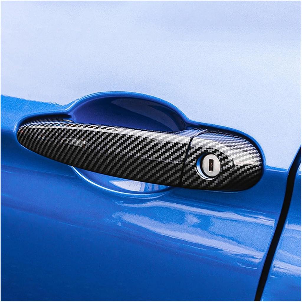 Car Door Handle, Gloss Black Car Exterior Door Handle Covers Trims Compatible for BMW 1 3 Series E87 E90 E91 E92 E93 F30 X1 X2 X3 X4 X6 Auto