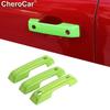 Green ABS Side Door Handle Covers Trim Decor for Ford Bronco -25 Accessories