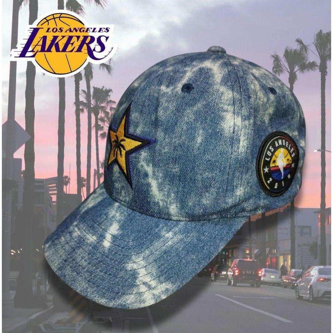 Used [Good Condition] LAKERS Lakers Cap NBA Denim Cap Snapback