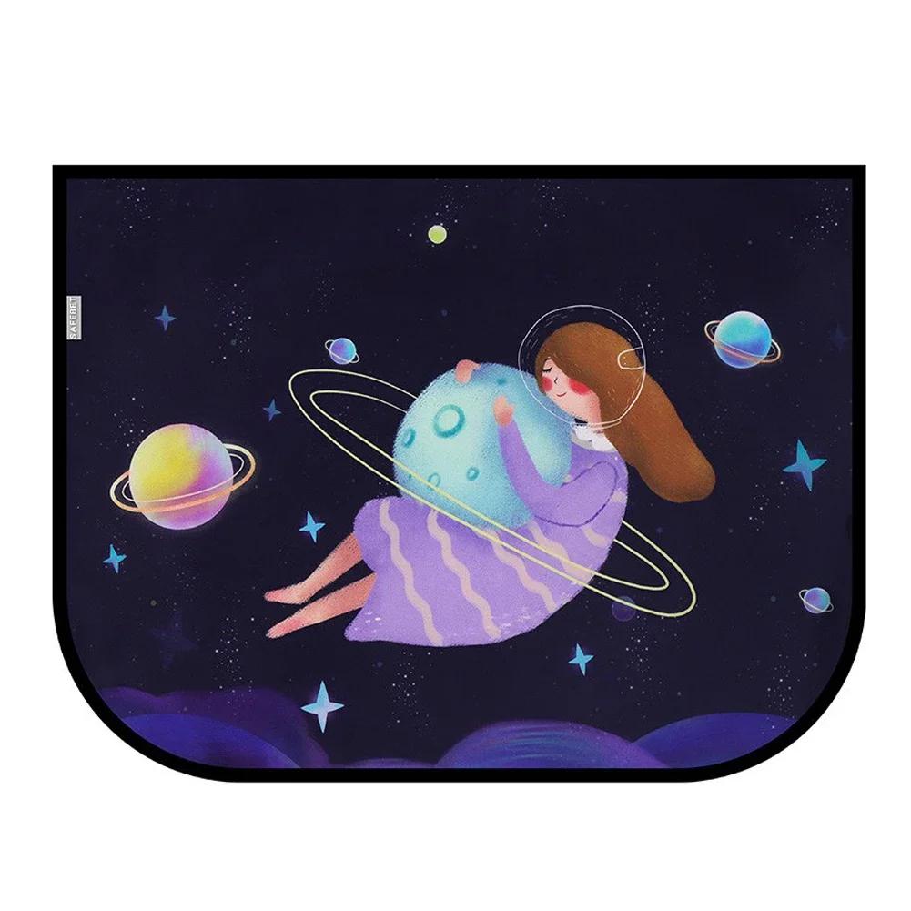 Car Magnetic Curtain In The Car Window Sunshade Cover Cartoon Universal Side Window Sunshade UV Protection For Kid Baby Children