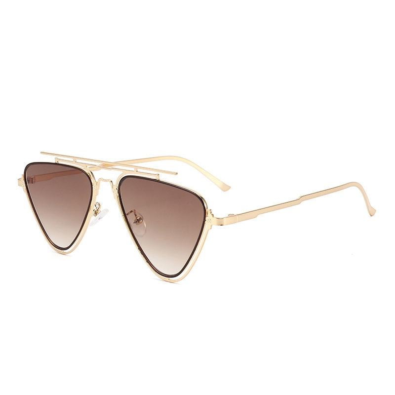 JYL TS Sunglasses UV Triangle Double Beam Party/3738 B-2639 персиковый
