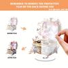 1pc, 2D, Flat, Rotating, Acrylic, Music Box Dancing Angel, Ballerina, Colorful, Desktop Decoration, Home Furnishings