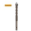 Hex Shank Spiral Groove Cross Alloy Drill Bit for Ceramic, Glass, Tile & Vitrified Tile.