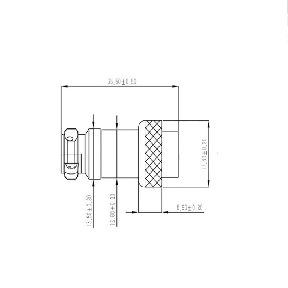 5Pcs 8 Pin Female Plug For Ham & CB Radio Microphone Connector Solder Type 16mm