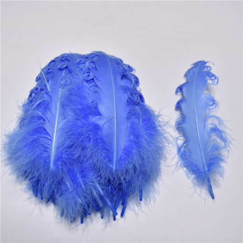 20/100pcs Colorful Curly Goose Feathers for Craftsdiy Jewelry Making Christmas Wedding Centerpiece Hat Plumas Decorativas13-18cm