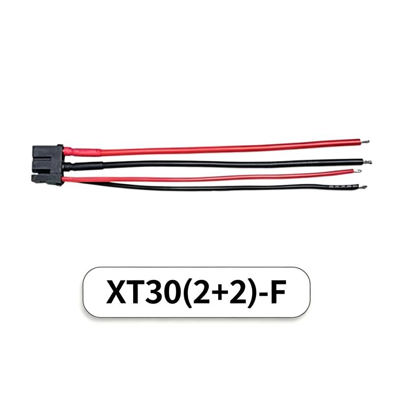 1 шт. Amass Xt30 (2 + 2) Разъем female с сигнальными контактами, штекер Xt30F 4-контактный с силиконовым проводом для робототехники, FPV дрона, Can Bus