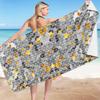 Fish Scales Large Bath Towels No Sand Free Quick Dry Towel Summer Swimming Xxl Beach Towel Surf Poncho Microfiber Bath Towel