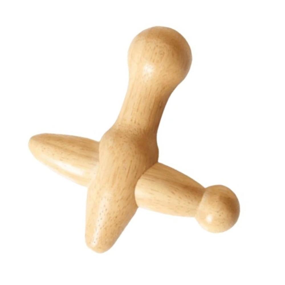 Handheld Wooden Foot Massage Stick Smooth Surface Trigger Point Massager  Lymphatic Drainage