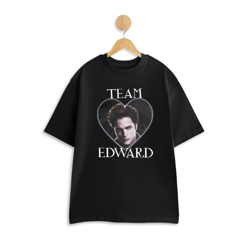 T-shirt Graphique Manches Courtes Saga Twilight Tentation pour Femmes T-shirt Classique pour Fans Vêtement Décontracté