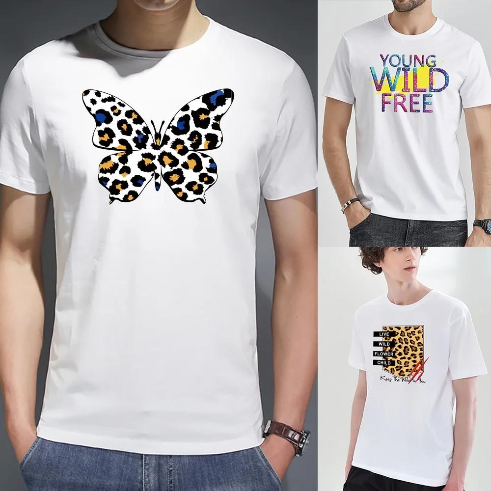 T-Shirt Clothes 2022 Summer Short Sleeve Man Tee Shirt Loose Casual O-neck Hipster Tshirt Top Commuter Fashion Trend Printing