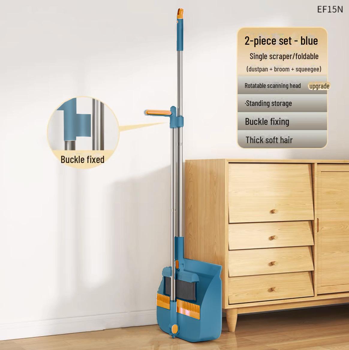 

Набор из мягкой щетины, метлы и совок для мусора с антипригарным покрытием и скребком