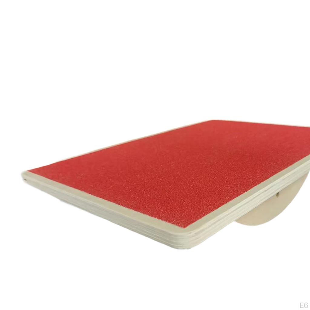 Balance Board ,Adults Rocker ,Wood for Leg Workout Outdoor Sports Exercise Yoga