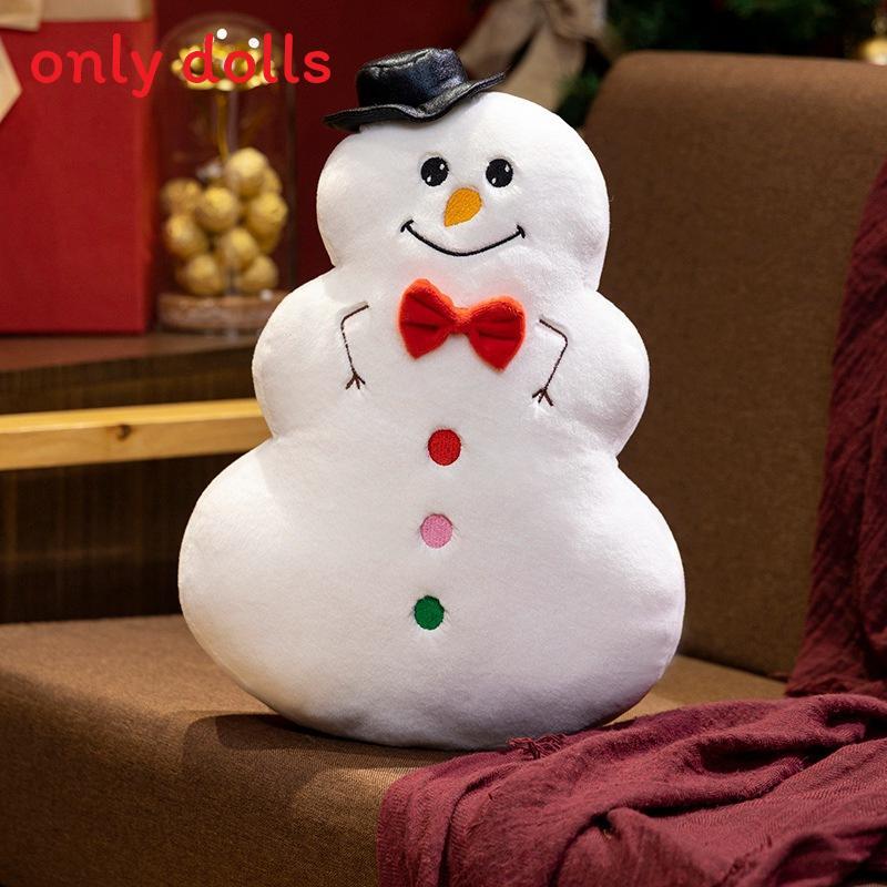 Gingerbread Man Snowman Christmas Tree Plush Daoll Pillow For Holiday Decor And Gift