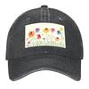 2026 Colorful Wildflowers Baseball Cap Luxury Hat Luxury Cap Golf Hat Genuine Snapback Cap Women's Beach Outlet Men's