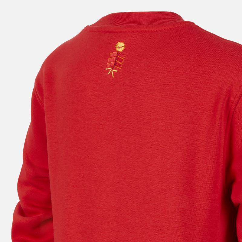 Nike Sportswear Club Snake Welcoming Series NSW Crewneck Pullover Fleece Long Sleeve Unisex Tops University-Red HV8965657