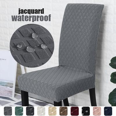 Capas de Assento Jacquard Grossas Impermeáveis para Cadeiras de Sala de Jantar Capas Capas de Assento de Cadeira de Jantar Capas de Cadeira de Cozinha Capas de Proteção