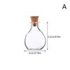 1:12 Dollhouse Mini Wish Bottle Glass Storage Bottle W/Cork Candy Jar Home Decor