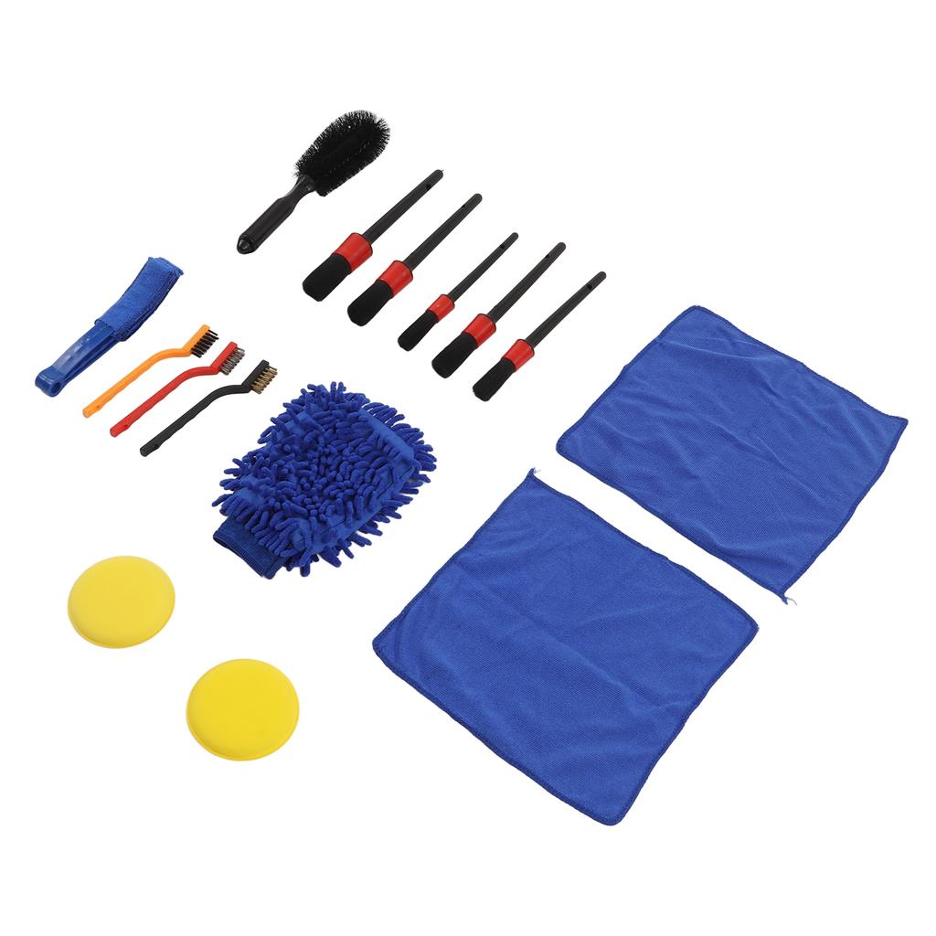 15pcs Car Detailing Brush Set Professional Auto Cleaning Brush for Wheels Bumpers Air Vents