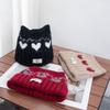 Fair Island wind jacquard cat ear knitted pullover hat for children, thickened warm atmosphere in autumn and winter, versatile and small face