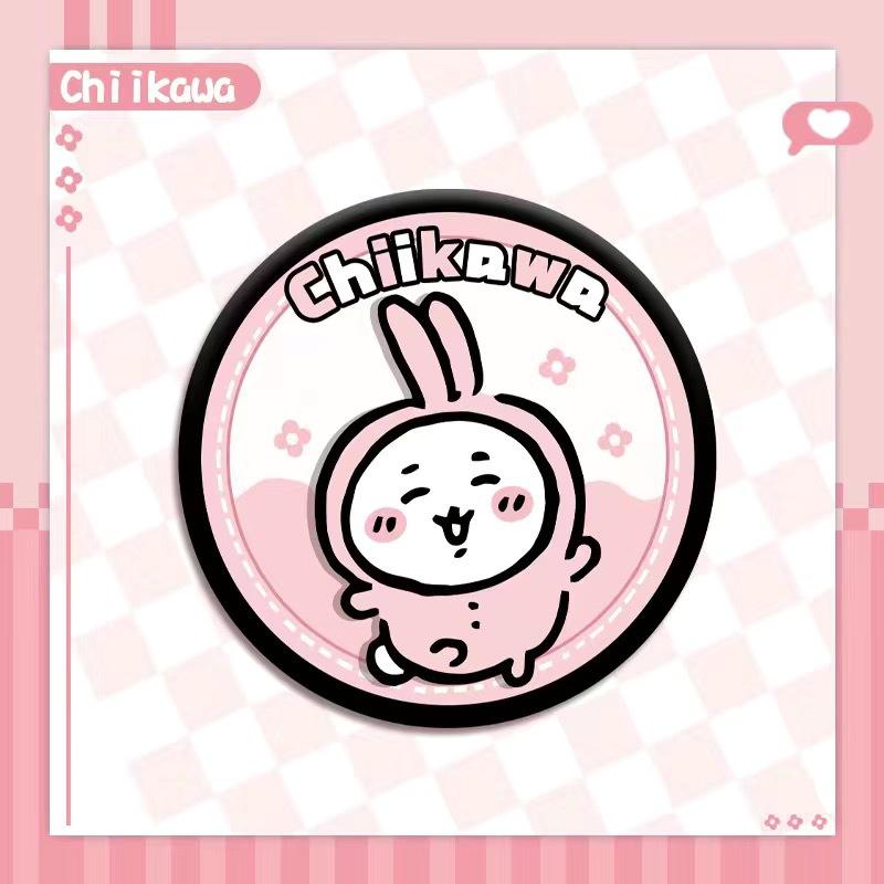 Chiikawa Jii Badge Emoticon Pack Usachi Hachiware Cute Cartoon Series Peripheral HD Tinplate Laser Bars Friend Gift