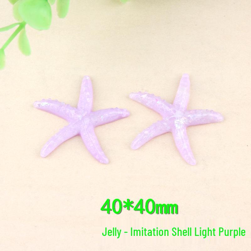 Starfish Resin Accessory Kit: Phone Case, Hair Clip, DIY Ocean Clog Patches