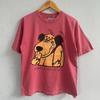 Vintage 90s Hanna-Barbera Muttley Pink T-Shirt – Official Wacky Races Laughing Dog Graphic Tee – Classic Cartoon Network Apparel Size Medium