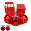 Forever Flower Jewelry Box Creative Flower Jewelry Box Necklace Storage Container for Wife's Special Occasion