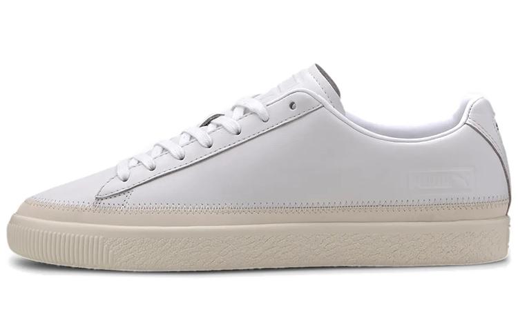PUMA Basket Trim Prm Retro Low Tops Casual Skateboarding Shoes Unisex White 371581-01 44