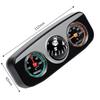 Car Compass Thermometer Hygrometer 3 In 1 Auto Dashboard Navigation Ornament Vehicle Interior Decoration Accessories