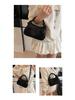 Versatile Striped Pleated Handbag - Women's 2025 Fashion Small Square Shoulder Bag