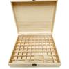 Wooden Essential Oil Box Container Organizer Solid Natural Wood Storage Case