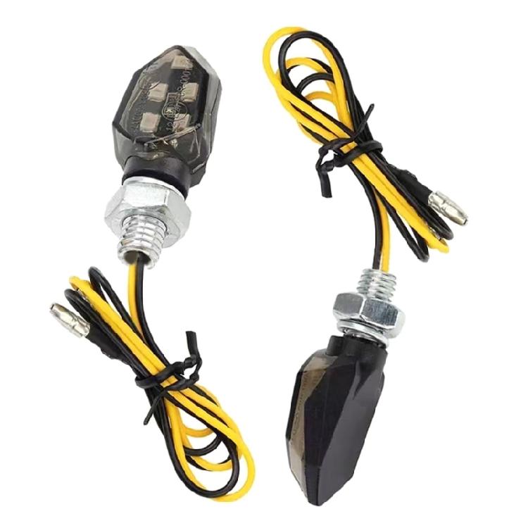 

Bright LED Motorcycle Turn Signal Lights Waterproof ABS Housing Easy Installation 12V 1W For Most Models 1