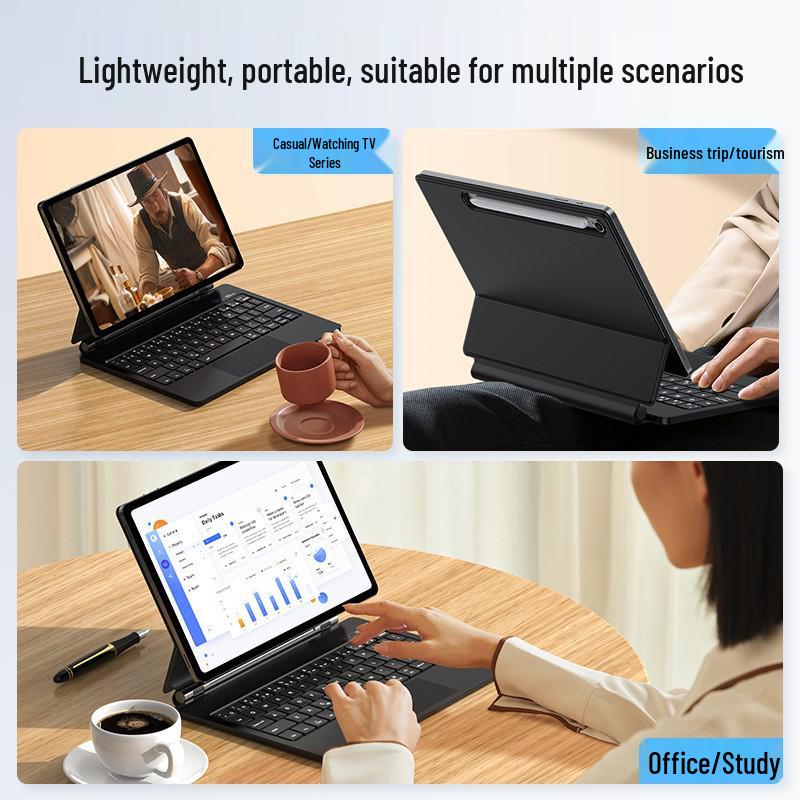 Huawei MatePad Air Magnetic Suspension Bluetooth Keyboard Case with Touch-Control Backlight