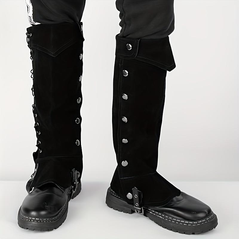 Medieval Gabriel Sudes Boot Covers Renaissance Gaiters Boot Covers Halloween Cosplay Shoe Covers Stage Props Pirate Boots