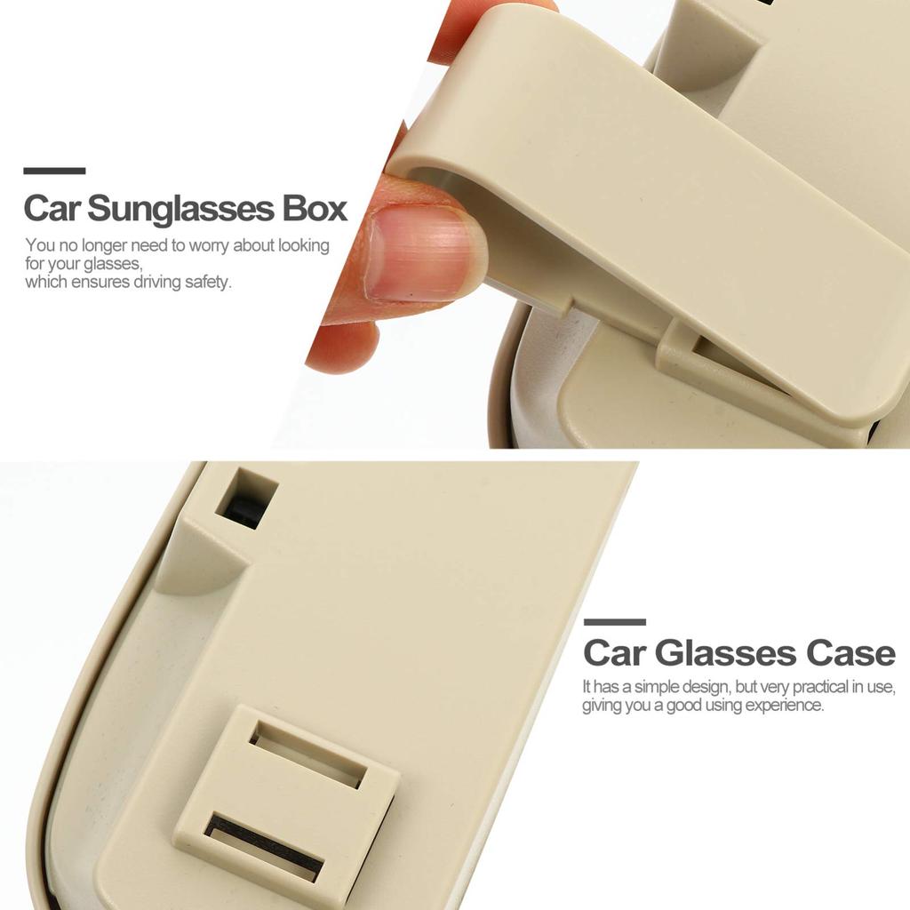 Sunglasses Case Car Sun Visor Box Sunglasses Holder for Car Sun Visor Sunglasses Storage Glasses Storage Case Organizer Holder