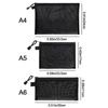 Transparent Mesh File Bag Nylon Pencil Case New Pen Bag  Office