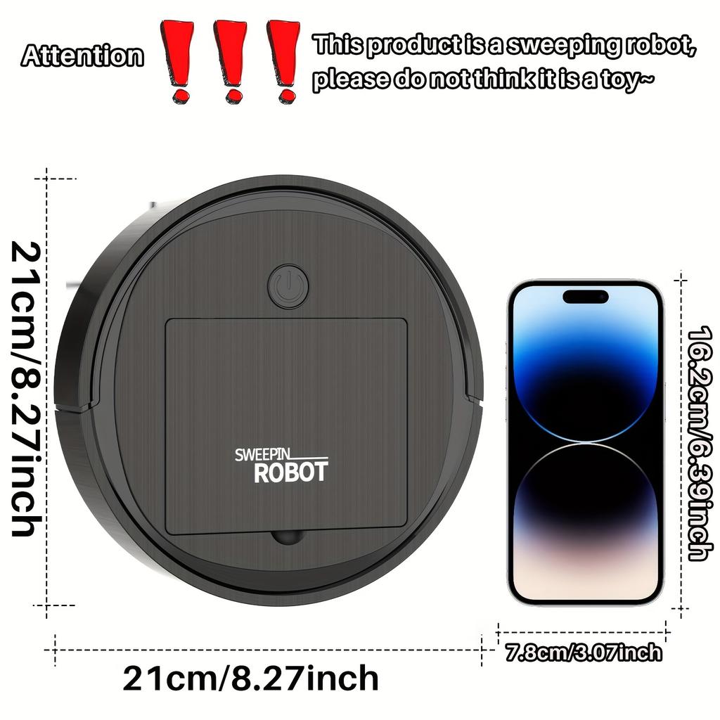 3 In 1 Cleaner Vacuum Cleaner and Mop Combination,strong Suction,low Noise,automatic Change of Direction When Encountering Obstacles-random Sweeping