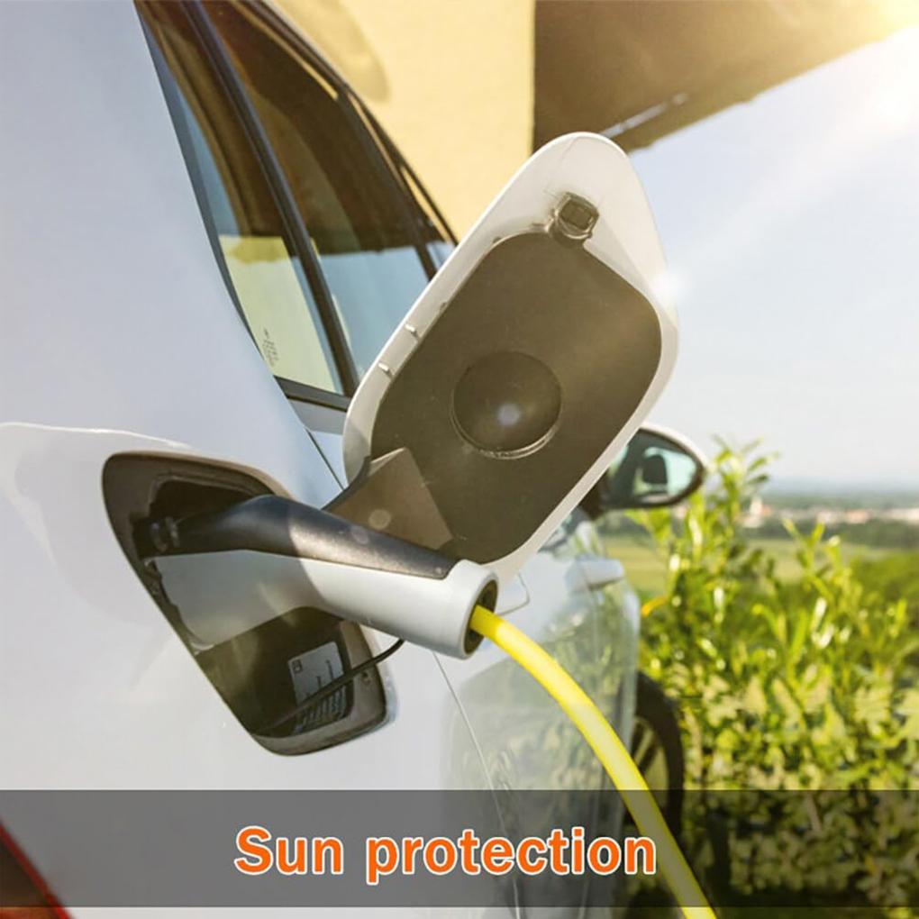EV-Ladegerät Steckeranschluss Schutz für Elektroauto-Ladestation Wasserdicht Staubdicht Regendicht Ladehalterungsabdeckung