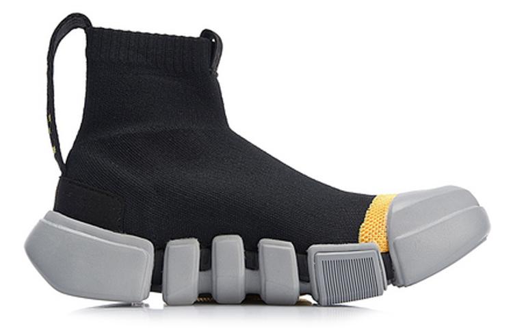 Li Ning Fabric Breathable Coverage Lightweight Breathable, Lightweight Coverage High Top Vintage Basketball Shoes AGBN058-4