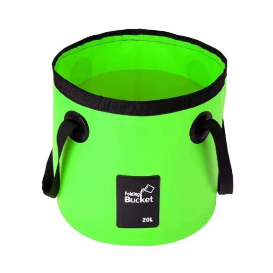12/20L Collapsible Water Bucket with Double Handles, Large Foldable Water Container, Portable Water Pail for Outdoor, Camping, Fishing, Car Washing