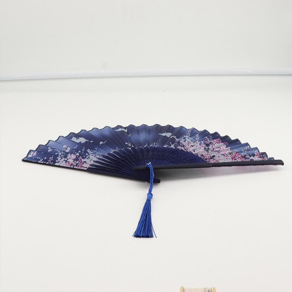 Art Craft Chinese Style Dance Hand Held Silk Fan Hand Held Flower Fan Folding Fan Photo Prop Tool