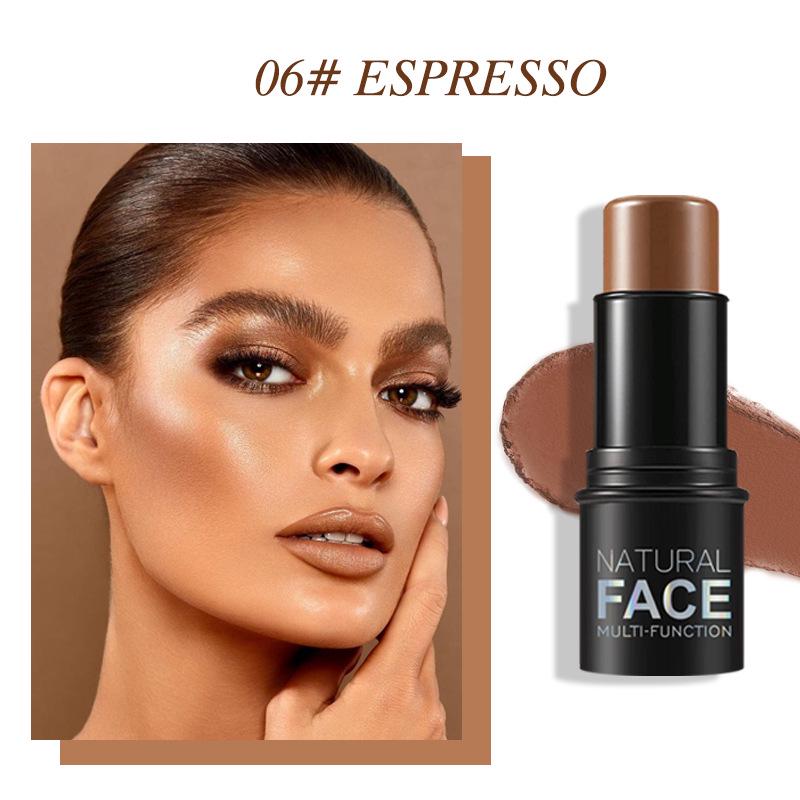 3D Brightening Contour & Highlighter Stick - Under-eye & Face Blush Cream