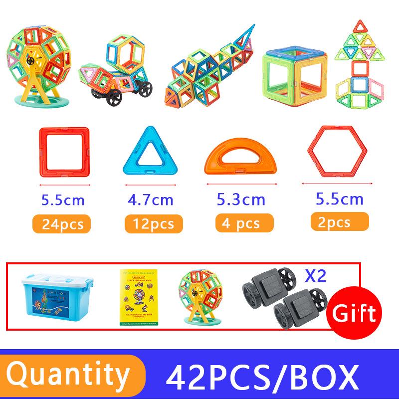 Magnetic Building Blocks for Kids - Educational and Strong Magnet Toy Set