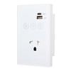 Smart Wall Outlet 2.4G WiFi Touch Light   Voice Remote Control Smart Plug with USB and Type C   Port for  