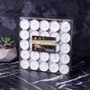 12g 3 Hours 14g 4 Hours No Romantic Picture Tea Wax Aluminum Shell Tea Candle 50 Packs