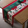 American Retro Jacquard Table Runner Dining Table Cloth Tea Table Cabinet Decorative Strip