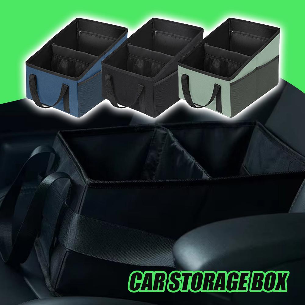 Car Trunk Backseat Organizer Storage Box Oxford Fabric Multifunction Storage Bags Container Box Accessories For Universal Car