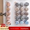 Wall-Mounted Transparent Plastic Socks and Underwear Storage Box