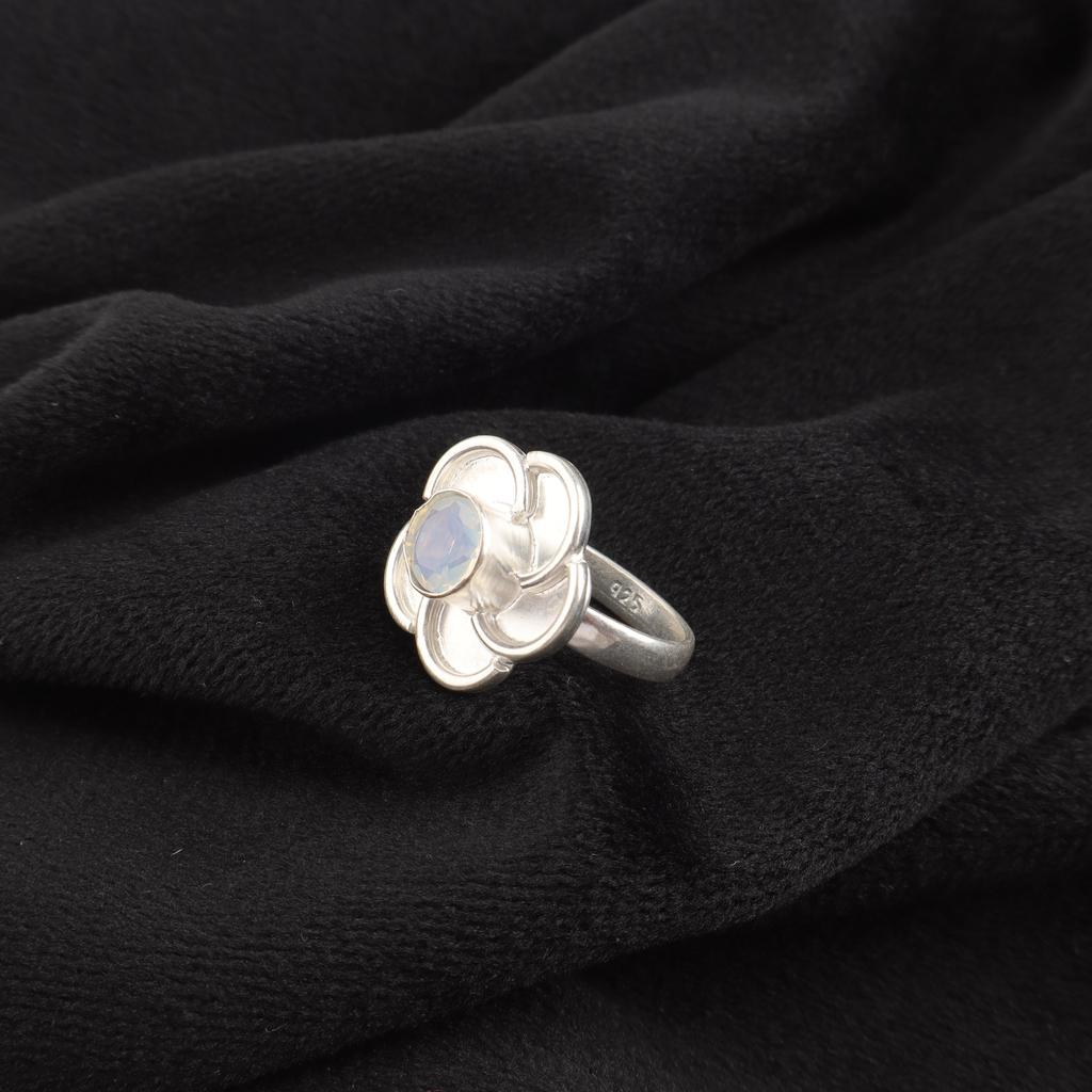 Milky Opal Jewelry, 925 Solid Sterling Silver Ring, Handmade Wonderful Silver Jewelry, Opal Attractive Ring Gift For Women